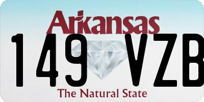AR license plate 149VZB