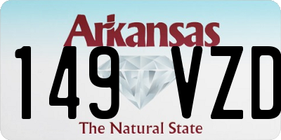 AR license plate 149VZD