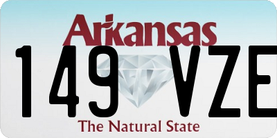 AR license plate 149VZE