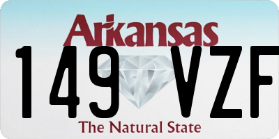 AR license plate 149VZF