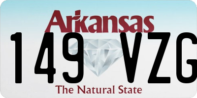 AR license plate 149VZG