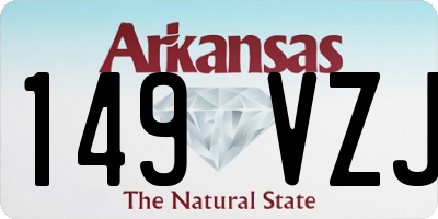 AR license plate 149VZJ