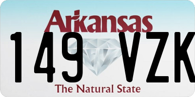 AR license plate 149VZK