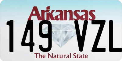 AR license plate 149VZL