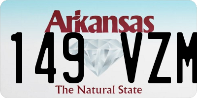 AR license plate 149VZM