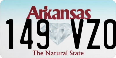 AR license plate 149VZO