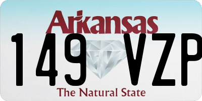 AR license plate 149VZP