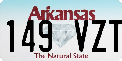AR license plate 149VZT