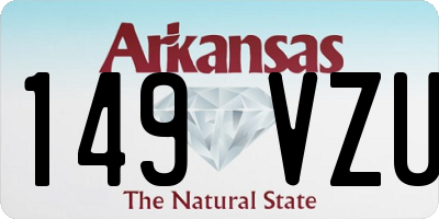 AR license plate 149VZU