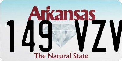 AR license plate 149VZV