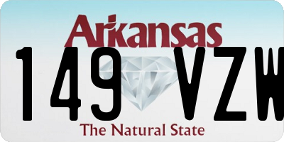 AR license plate 149VZW