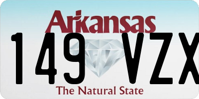 AR license plate 149VZX