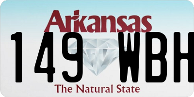 AR license plate 149WBH