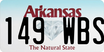 AR license plate 149WBS