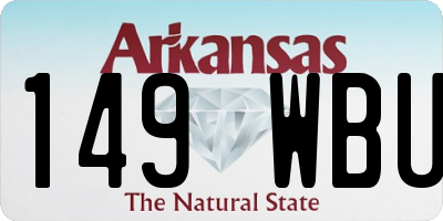 AR license plate 149WBU