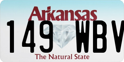 AR license plate 149WBV