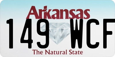 AR license plate 149WCF