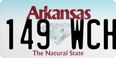 AR license plate 149WCH
