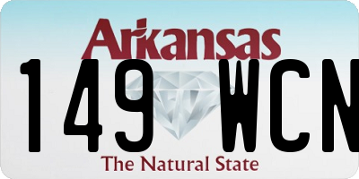 AR license plate 149WCN