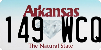 AR license plate 149WCQ