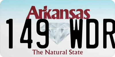AR license plate 149WDR