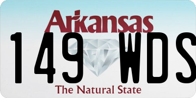 AR license plate 149WDS