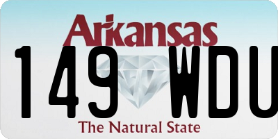 AR license plate 149WDU