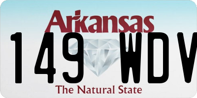AR license plate 149WDV