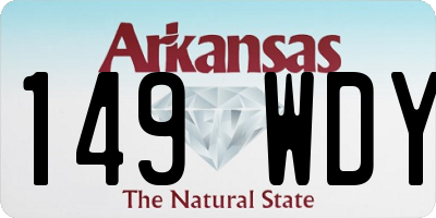 AR license plate 149WDY