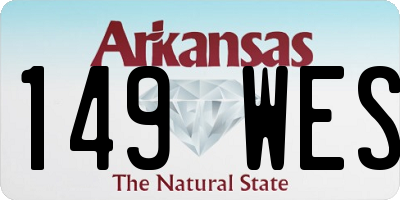 AR license plate 149WES