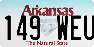 AR license plate 149WEU