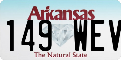 AR license plate 149WEV