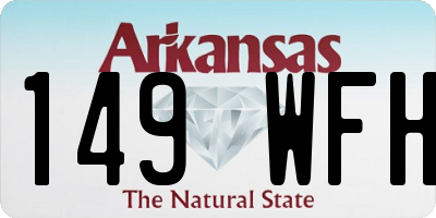 AR license plate 149WFH