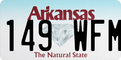 AR license plate 149WFM