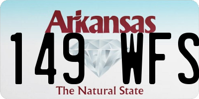 AR license plate 149WFS