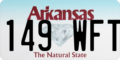 AR license plate 149WFT