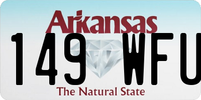 AR license plate 149WFU