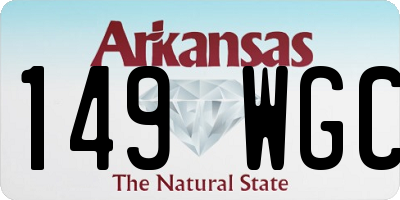 AR license plate 149WGC