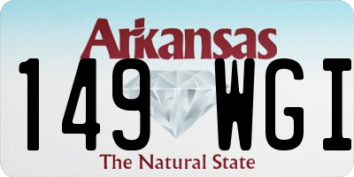 AR license plate 149WGI