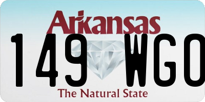 AR license plate 149WGO
