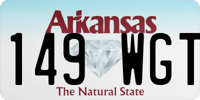 AR license plate 149WGT