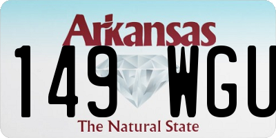 AR license plate 149WGU