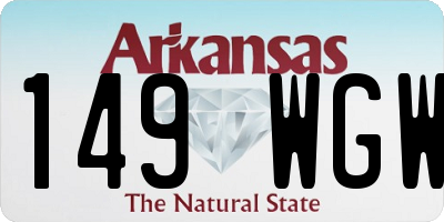 AR license plate 149WGW