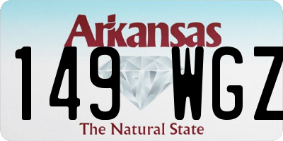 AR license plate 149WGZ