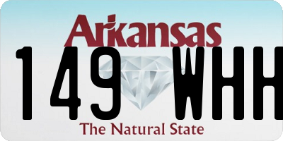 AR license plate 149WHH
