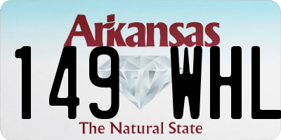 AR license plate 149WHL