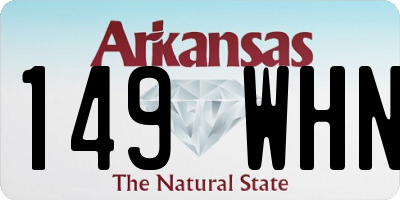AR license plate 149WHN
