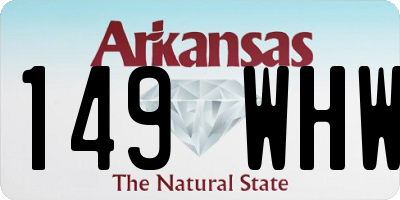 AR license plate 149WHW