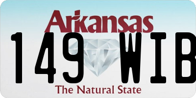 AR license plate 149WIB