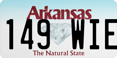 AR license plate 149WIE